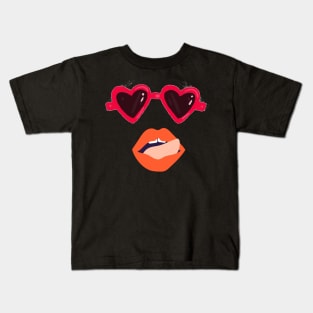 Red sunglasses Kids T-Shirt